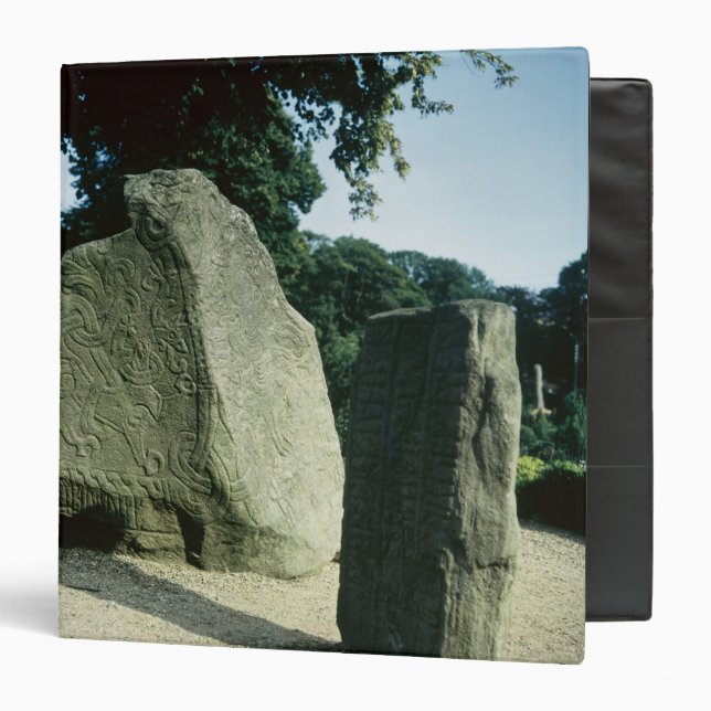 Classeur Pierres de rune de Viking (Devant/Intérieur)