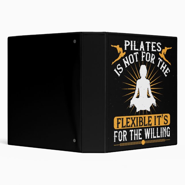 Classeur Pilates N'Est Pas Pour La Flexibilité (Arrière-plan)