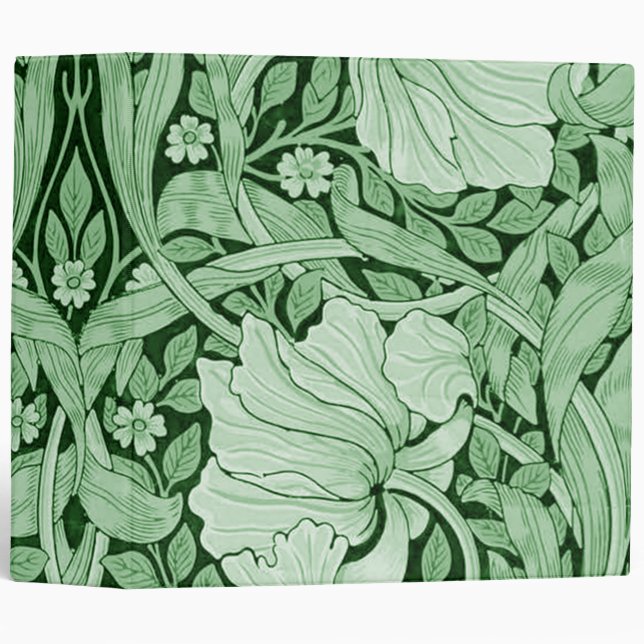 Classeur Pimpernel Green, William Morris (Devant/Côté)