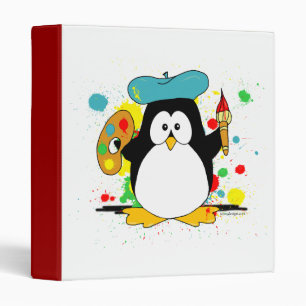 Classeur Pingouin artistique