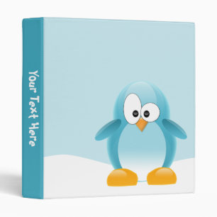 Classeur Pingouin bleu