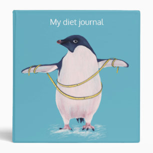 Classeur Pingouin gras à l'alimentation mignonne Oiseau drô