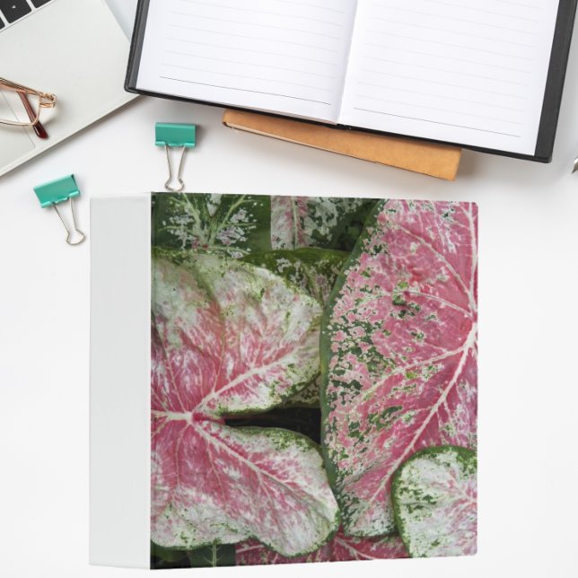 Classeur Pink Caladium Feuilles Floral (In Situ Office)