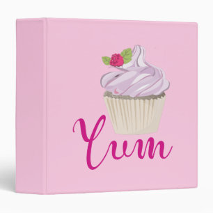 Classeur Pink Frosted Cupcake Yum!