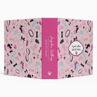 Classeur Pink Girly Mid-Century Pet Groomer