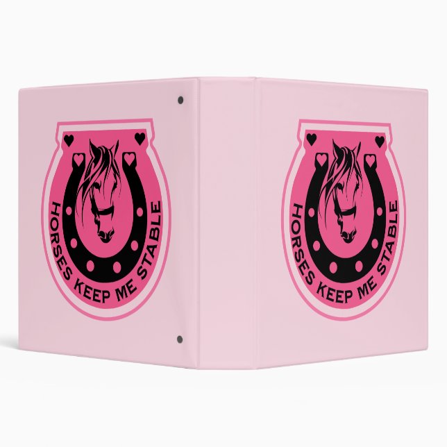 Classeur Pink Horseback Rider (Arrière-plan)