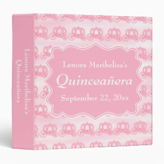 Classeur Pink Pastel Carrières Quinceanera