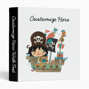 Classeur Pirate et bateau de pirate