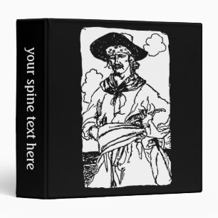 Classeur Pirates Anciens Croquis d'un Capitaine par Howard