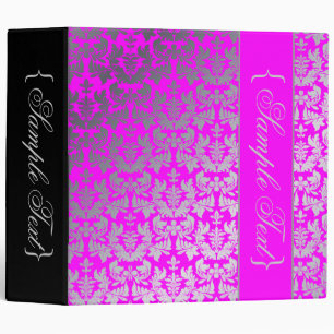Classeur PixDezines Couleur utomizable..Damask baroque