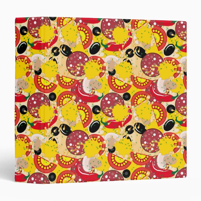 Classeur Pizza (Devant/Côté)