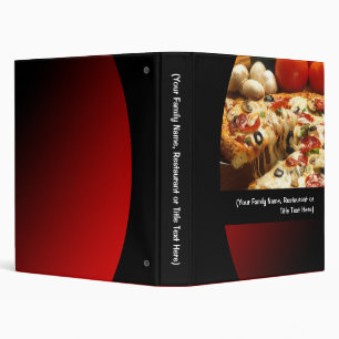 Classeur Pizza faite sur commande/classeur italien de