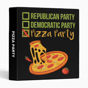 Classeur Pizza Party - Une drôle de nouveauté Voter Politiq