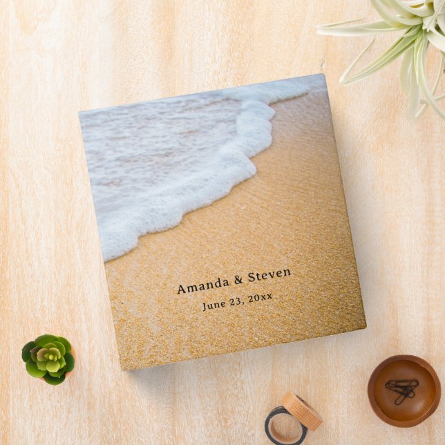 Classeur Plage de sable avec Mariage de Surf en mousse (In Situ)