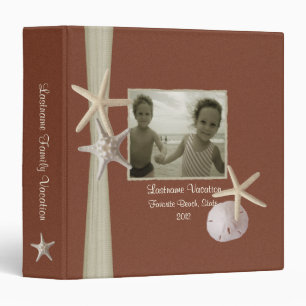 Classeur Plage Famille Vacances Souvenirs Starfish et photo