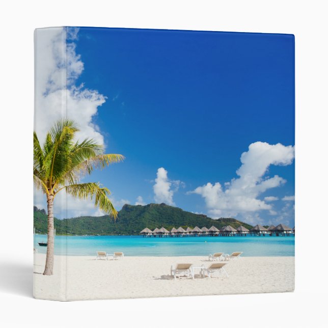 Classeur Plage tropicale (Devant/Côté)