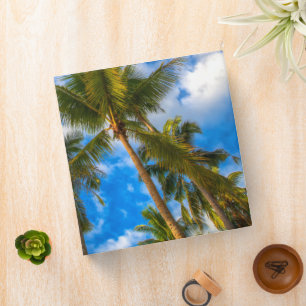 Classeur Plages tropicales Palmiers sur le ciel bleu