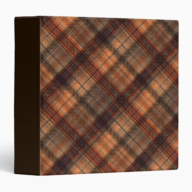 Classeur Plaid écossais écossais écossais écossais marron o (Devant/Côté)