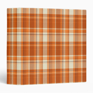 Classeur Plaid orange