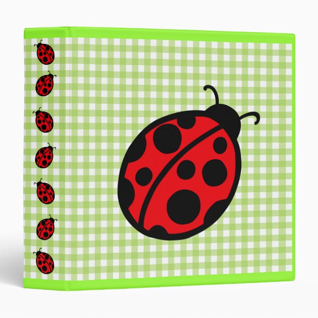 Classeur Plan de leçon de l'enseignant Ladybug Cadeau Class (Devant/Côté)