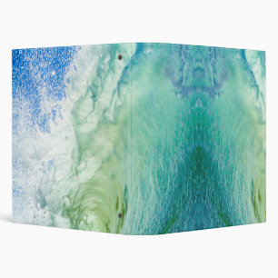 Classeur plan d'eau d'eau de mer bleu