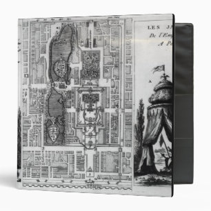 Classeur Plan des jardins de l'empereur de Pékin, de