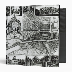 Classeur Plan du jardin et vue des Chambres chez Chisw