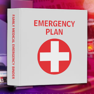 Classeur Plan d'urgence