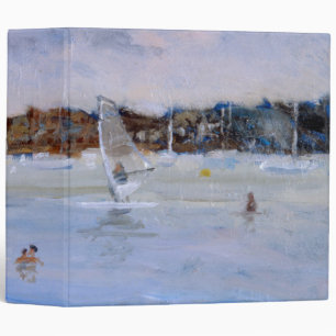 Classeur Planche à voile et baigneurs