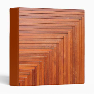 Classeur Planches en bois naturelles oranges brillantes