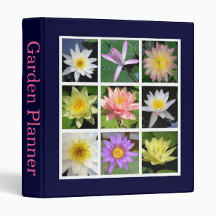 Classeur Planificateur de jardin en grille de fleurs de nén