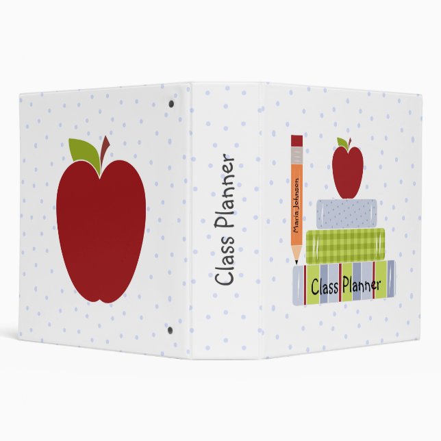 Classeur Planificateur de la classe du professeur de livres (Arrière-plan)