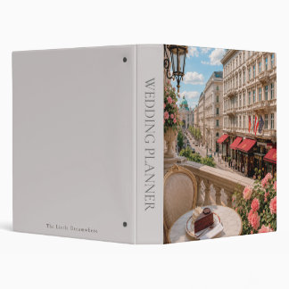 Classeur Planificateur de mariage à 3 anneaux Balcon sur me