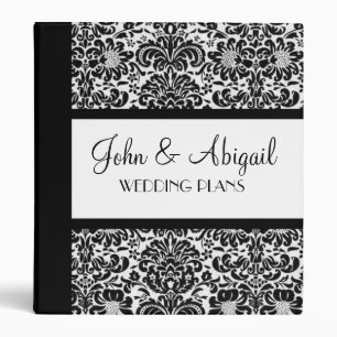 Classeur Planificateur de mariage damassé