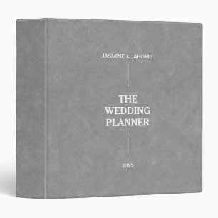 Classeur Planificateur de Mariage Personnalisé Aspect Velou