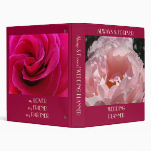 Classeur PLANIFICATEUR DE MARIAGE ROSES ROSES Livr