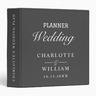 Classeur Planificateur de mariage Vintage