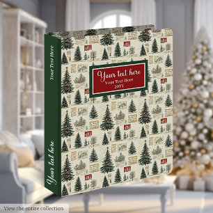 Classeur Planificateur de Noël Whimsical vintage