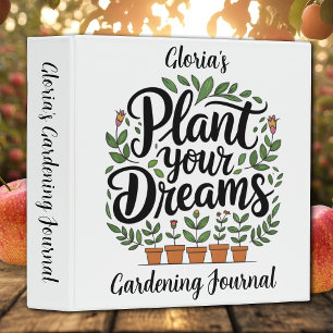 Classeur Planificateur de plantation de journal de jardinag