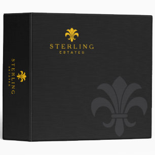 Classeur Planification de succession de Linen Gold Logo de 