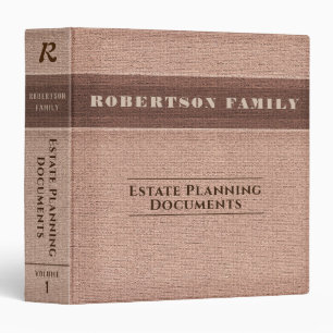 Classeur Planification immobilière et documents d'approbat