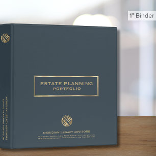 Classeur Planification immobilière professionnelle moderne