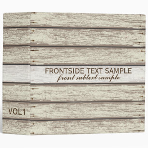 Classeur Planks de bois de rustic