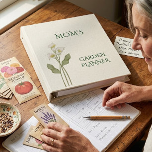 Classeur Plans de jardin élégants Art nouveau pour la fête