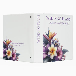 Classeur Plans floraux tropicaux -Mariages-