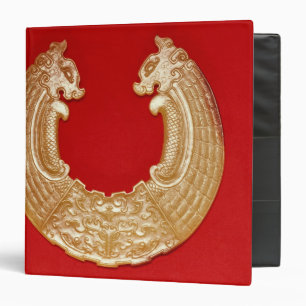 Classeur Plaque avec deux dragons et un masque de