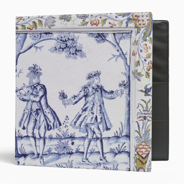 Classeur Plaque dépeignant une scène 'du Flute magique (Devant/Intérieur)