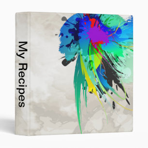 Classeur Plaques de peinture Peacock Abstraites