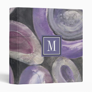 Classeur Pluie de cercle du monogramme