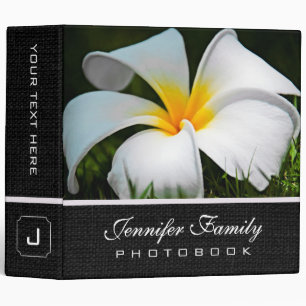 Classeur Plumeria Frangipani Flower Family Photo Books